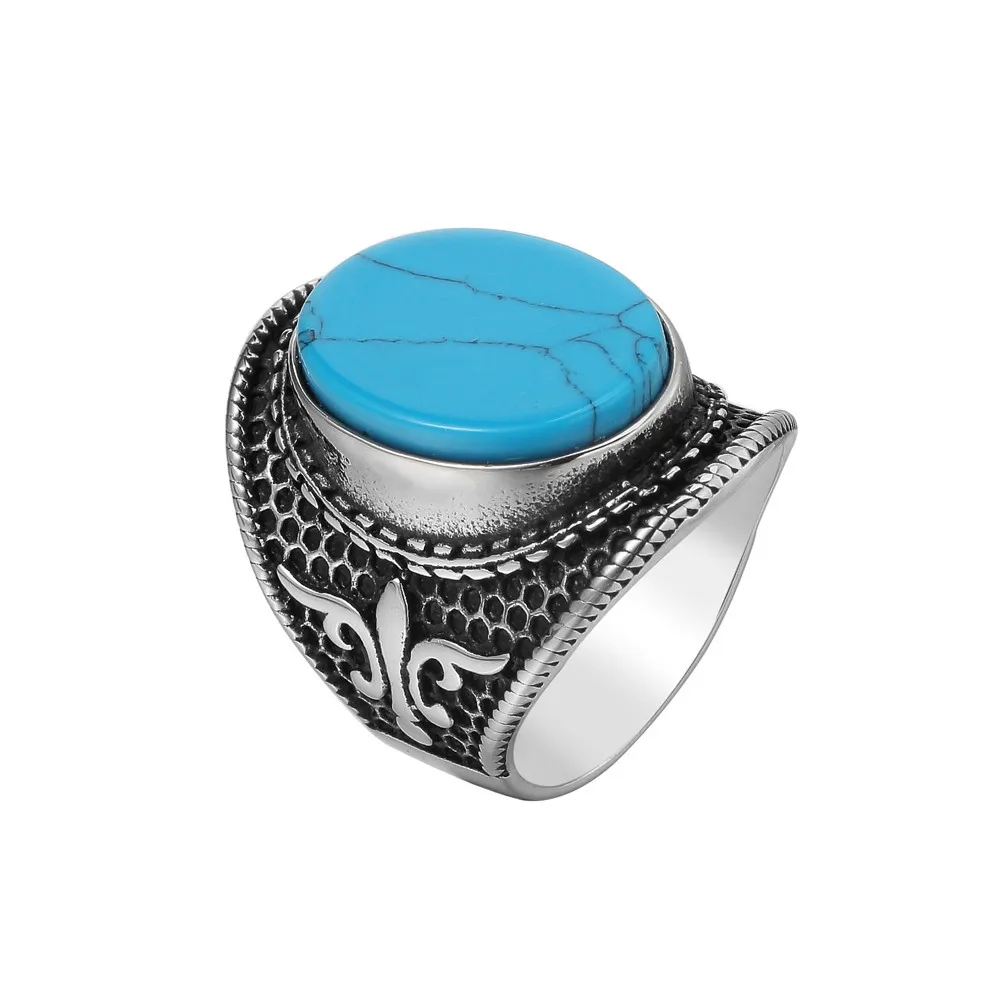 2022 Simple Style Imitation Turquoise Gemstone Rings For Women Classic Wedding Engagement Band Fashion Stainless Steel Jewelry
2022 Simple Style Imitation Turquoise Gemstone Rings For Women Classic Wedding Engagement Band Fashion Stainless Steel Jewelry