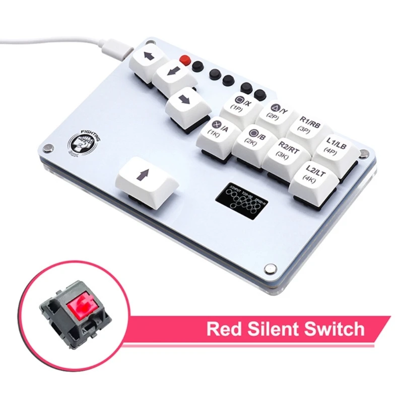 Multiports USBC FightingBox HitBox Keyboard with Mechanical Key Switches Durable
Multiports USBC FightingBox HitBox Keyboard with Mechanical Key Switches Durable