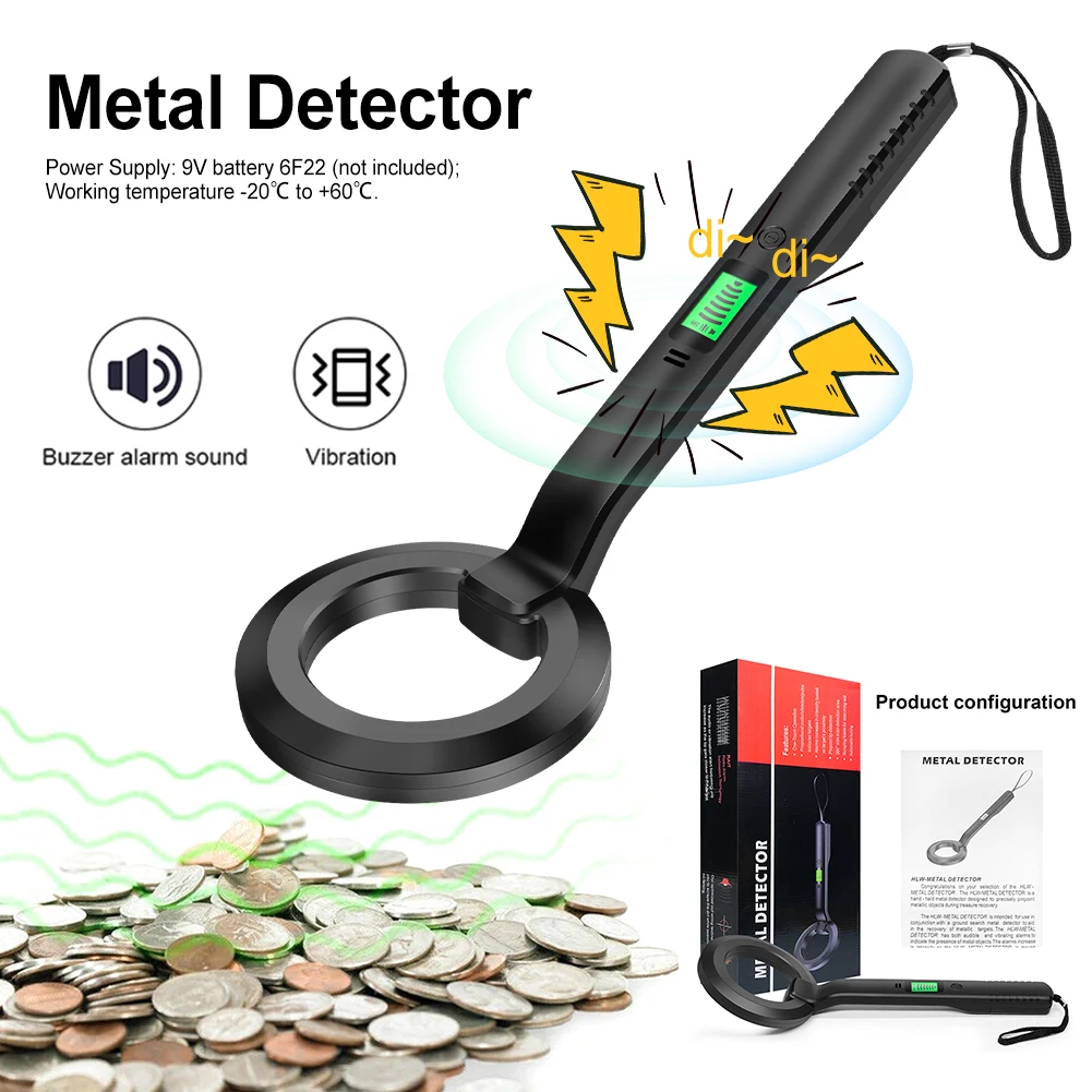 Metal Detector Professional Metal Detector Handheld Adjustable Portable Metal Detector Security Super Scanner Tool Finder
Metal Detector Professional Metal Detector Handheld Adjustable Portable Metal Detector Security Super Scanner Tool Finder
