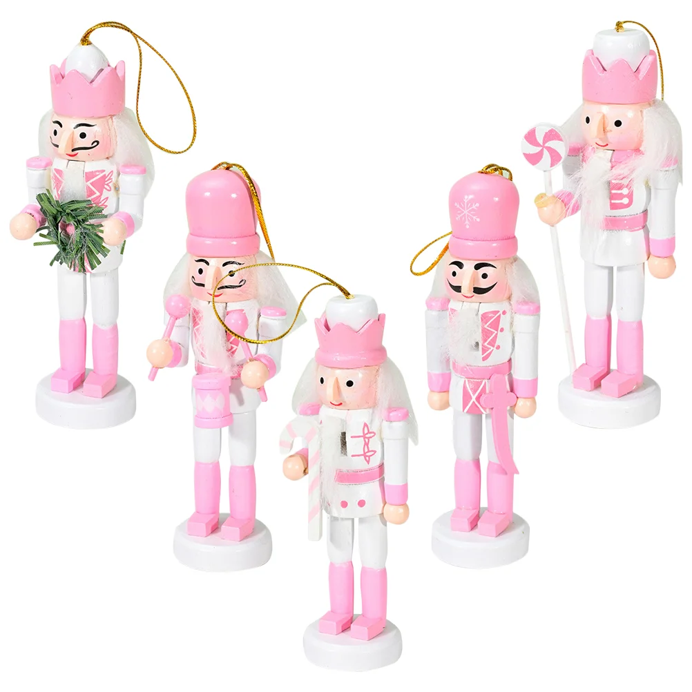 5 Pcs Christmas Tree Decorations Xmas Wood Nutcrackers Hanging Ornament Festival Craft
5 Pcs Christmas Tree Decorations Xmas Wood Nutcrackers Hanging Ornament Festival Craft