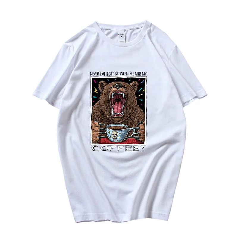 Morning Coffee Bear Grumpy Printing Women Tshirt Casual Aesthetic Tops Funny Cotton Loose Tees High Quality Oversized Streetwear
Morning Coffee Bear Grumpy Printing Women Tshirt Casual Aesthetic Tops Funny Cotton Loose Tees High Quality Oversized Streetwear
