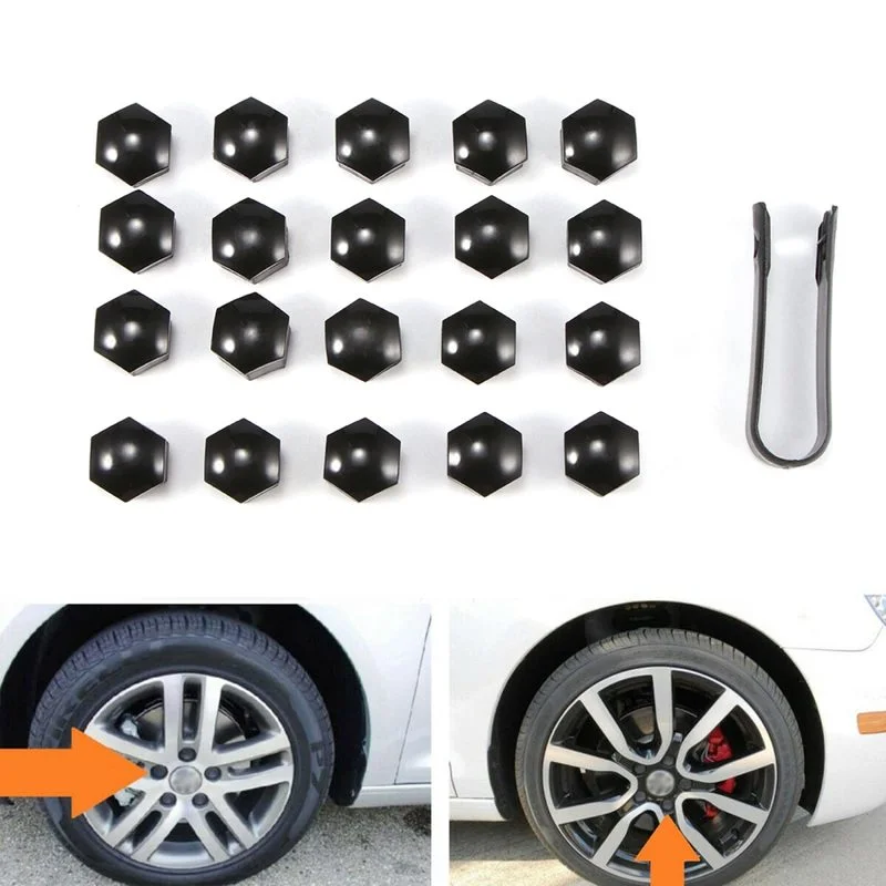 20pcs 17mm 19mm 21mm Wheel Nut Bolt Head Cover Cap Protective Bolt Caps Exterior Decoration Protecting Bolt Rims Black
20pcs 17mm 19mm 21mm Wheel Nut Bolt Head Cover Cap Protective Bolt Caps Exterior Decoration Protecting Bolt Rims Black
