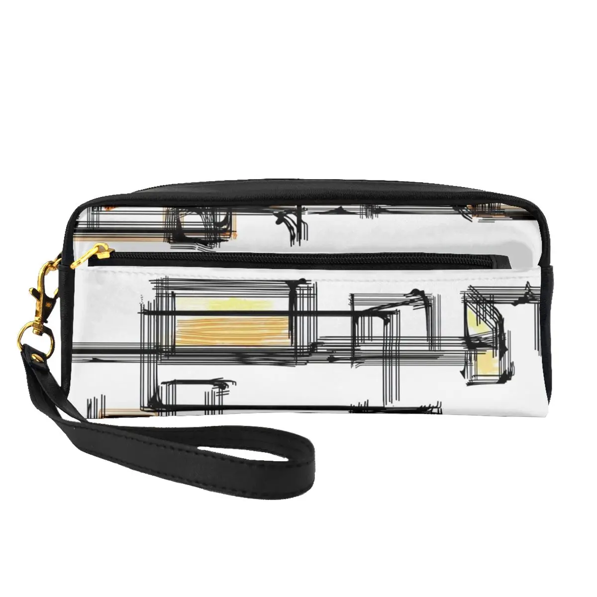 Black Nordic Lines Leather Storage Organizers Abstract Line Art Women Makeup Pouch For Necessaries Organization Cosmetic Bags
Black Nordic Lines Leather Storage Organizers Abstract Line Art Women Makeup Pouch For Necessaries Organization Cosmetic Bags