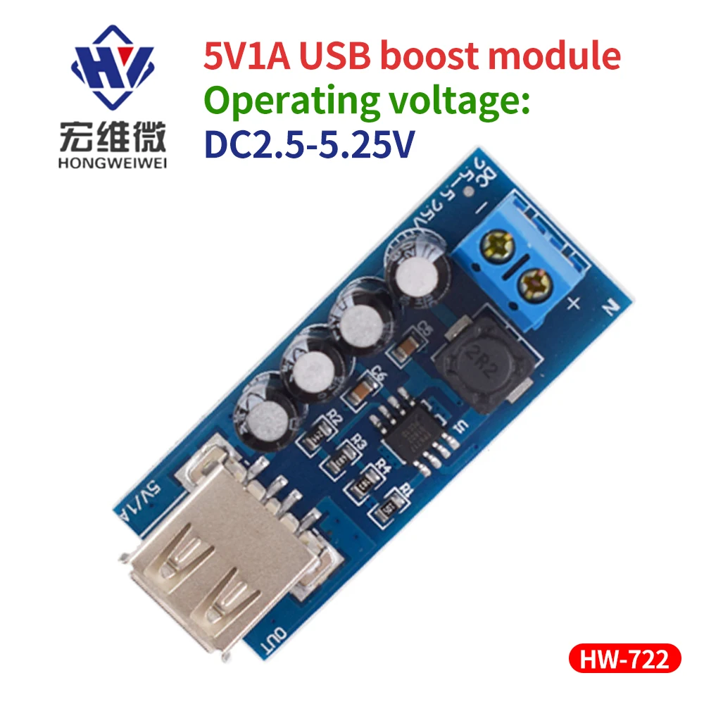 XH-M352 FP6717 DC 5V 1A Portable Power Charging Booster Module Step-up Precise Linear Rectifier USB Port Lithium Battery Charger
XH-M352 FP6717 DC 5V 1A Portable Power Charging Booster Module Step-up Precise Linear Rectifier USB Port Lithium Battery Charger