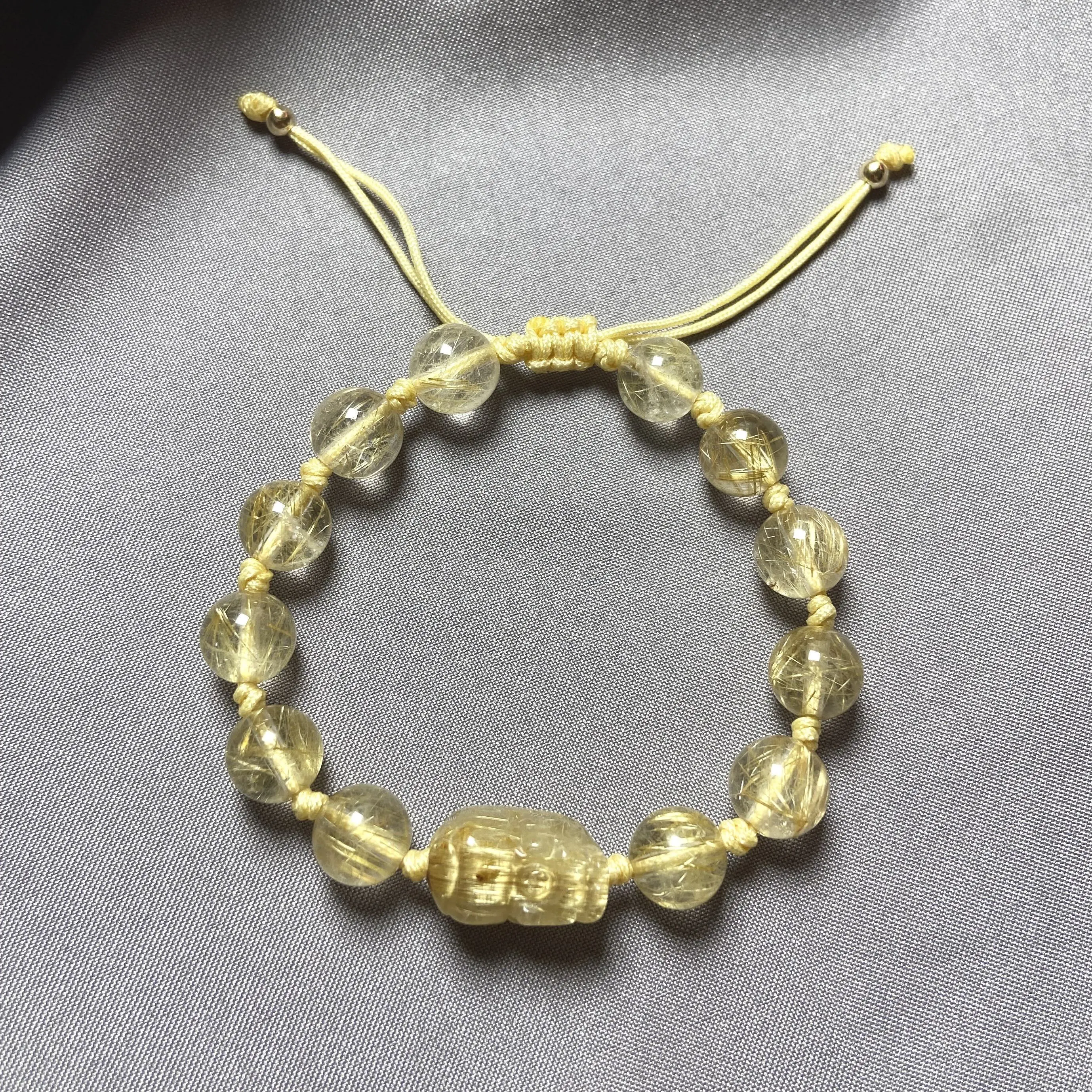 Handmade Braid Bracelets Natural Yellow Citrines pixiu Stone Bead Bracelet For Women Minimalism Adjustable Woven Rope Jewelry
Handmade Braid Bracelets Natural Yellow Citrines pixiu Stone Bead Bracelet For Women Minimalism Adjustable Woven Rope Jewelry