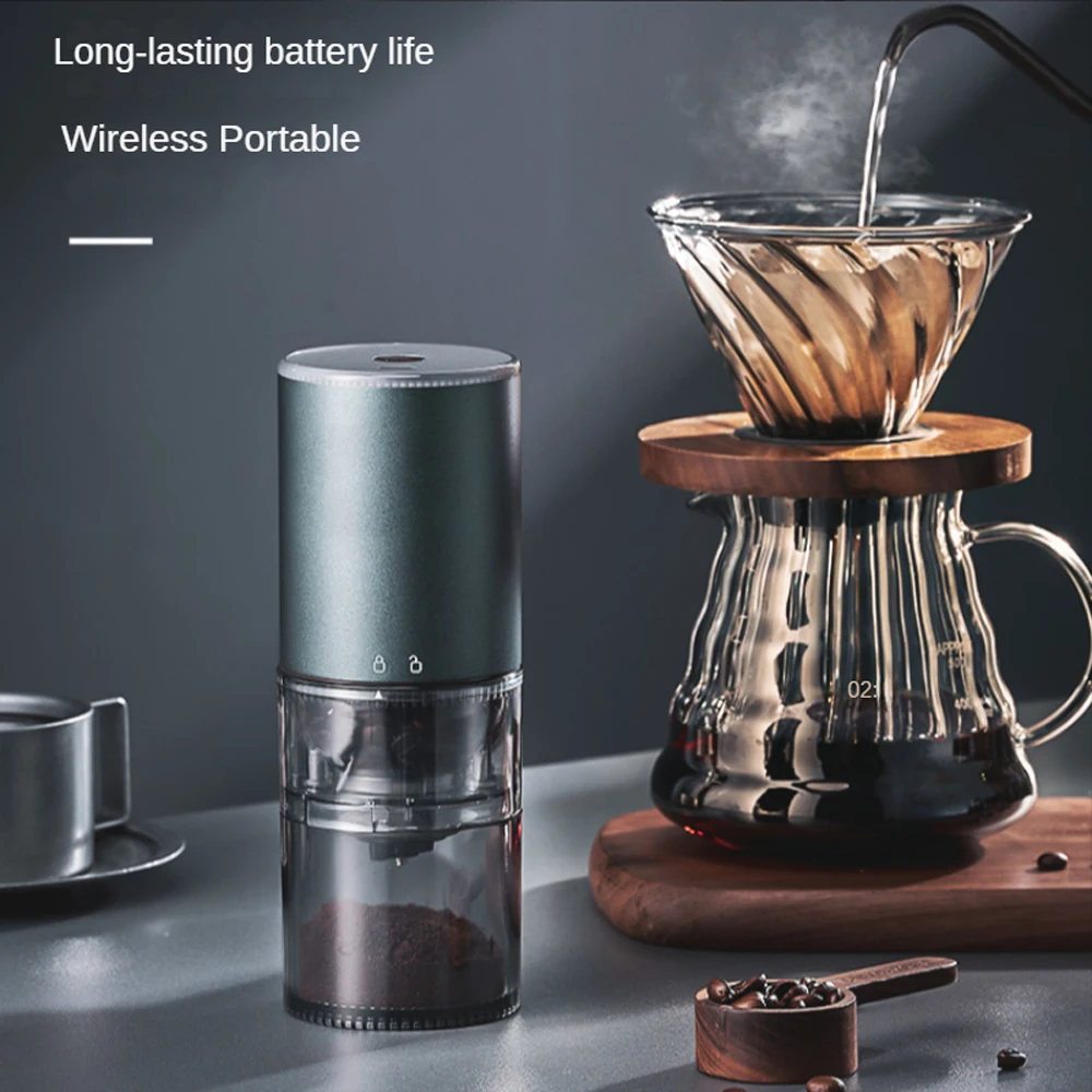

Moedor de café, nova atualização USB Charge, núcleo profissional de moagem de cerâmica, moinho de grãos de café, máquina de café