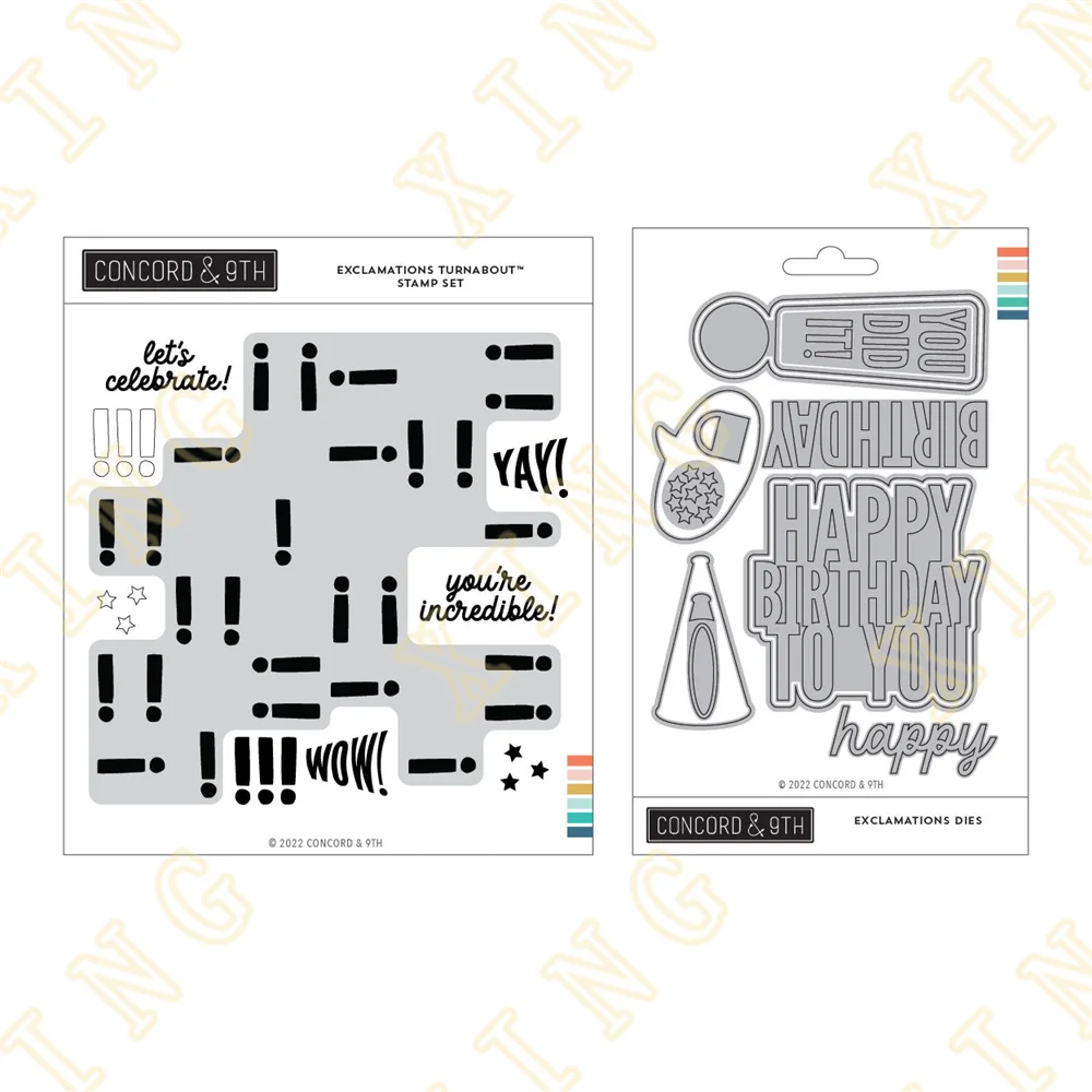 Exclamations 2022 New Arrival Metal Cutting Dies Clear Stamps Cut Die Mold Craft Decoration Embossing Template Diy Handmade
Exclamations 2022 New Arrival Metal Cutting Dies Clear Stamps Cut Die Mold Craft Decoration Embossing Template Diy Handmade