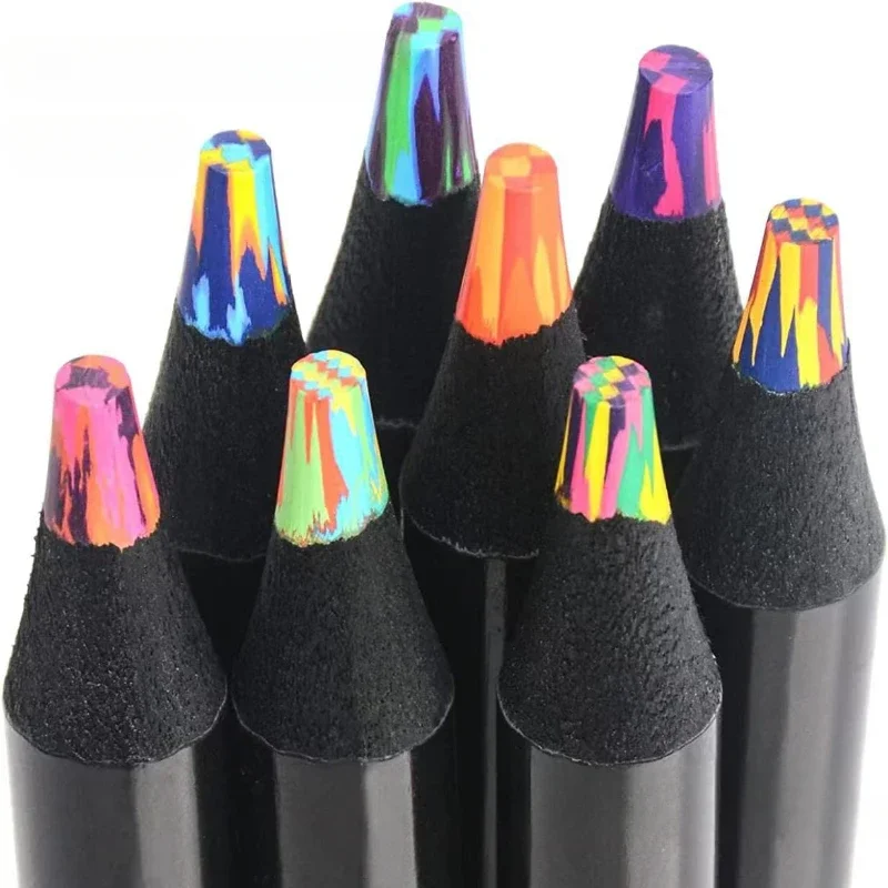 8/12 Set Rainbow Pencil Blackwood Magic Gradient Bold Barrel Handbook DIY Gradient Multicolored Stationery Painting Durable Ins
8/12 Set Rainbow Pencil Blackwood Magic Gradient Bold Barrel Handbook DIY Gradient Multicolored Stationery Painting Durable Ins