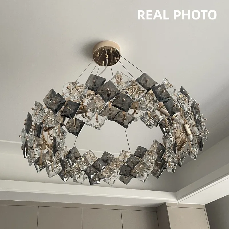 Chandelier Led Art Pendant Lamp Light Room Decor Modern Lustre K9 Crystal E14 Foyer Luxury Gold Metal Living Hanging Indoor lamp 
Chandelier Led Art Pendant Lamp Light Room Decor Modern Lustre K9 Crystal E14 Foyer Luxury Gold Metal Living Hanging Indoor lamp
