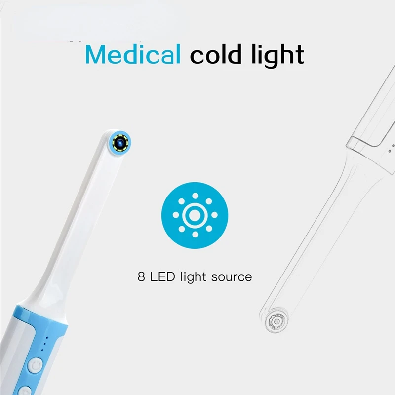 Wireless WiFi Oral Dental Camera 1080p HD Intraoral Endoscope Adjustable 8 LED Light USB Cable mouth Inspection for Dentist Tool
Wireless WiFi Oral Dental Camera 1080p HD Intraoral Endoscope Adjustable 8 LED Light USB Cable mouth Inspection for Dentist Tool