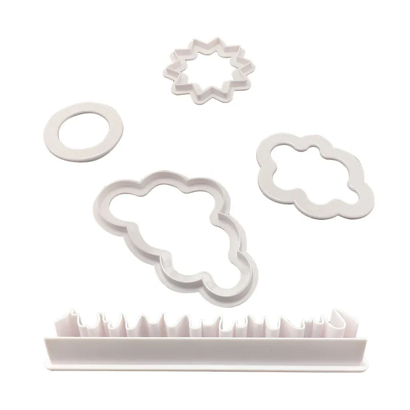 5Pcs/Set Grass Clouds Sun Biscuit Mini Cookie Cutter Sugar Craft Mold Fondant Stamp Cake Decorating Printing Tools Bakeware New
5Pcs/Set Grass Clouds Sun Biscuit Mini Cookie Cutter Sugar Craft Mold Fondant Stamp Cake Decorating Printing Tools Bakeware New