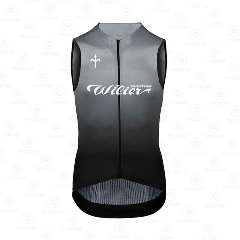2021 Wilier new Unisex high quality White cycling jersey sleeveless MTB windof breathable vests Quick dry bicycle wind vest
2021 Wilier new Unisex high quality White cycling jersey sleeveless MTB windof breathable vests Quick dry bicycle wind vest