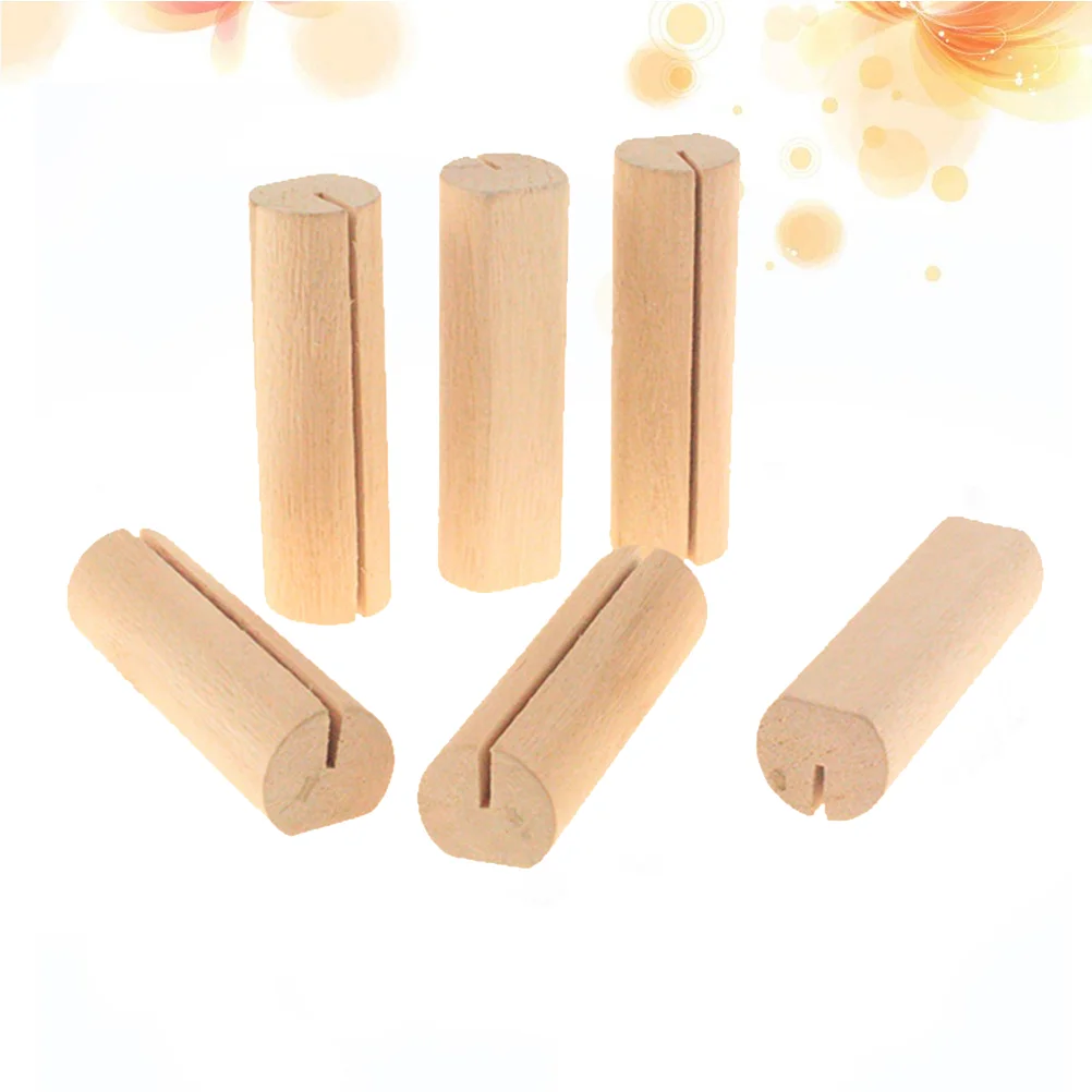 6pcs Wooden Name Clip Practical Table Memo Menu Holders Clips Photo Pictures Clip for Party Wedding
6pcs Wooden Name Clip Practical Table Memo Menu Holders Clips Photo Pictures Clip for Party Wedding