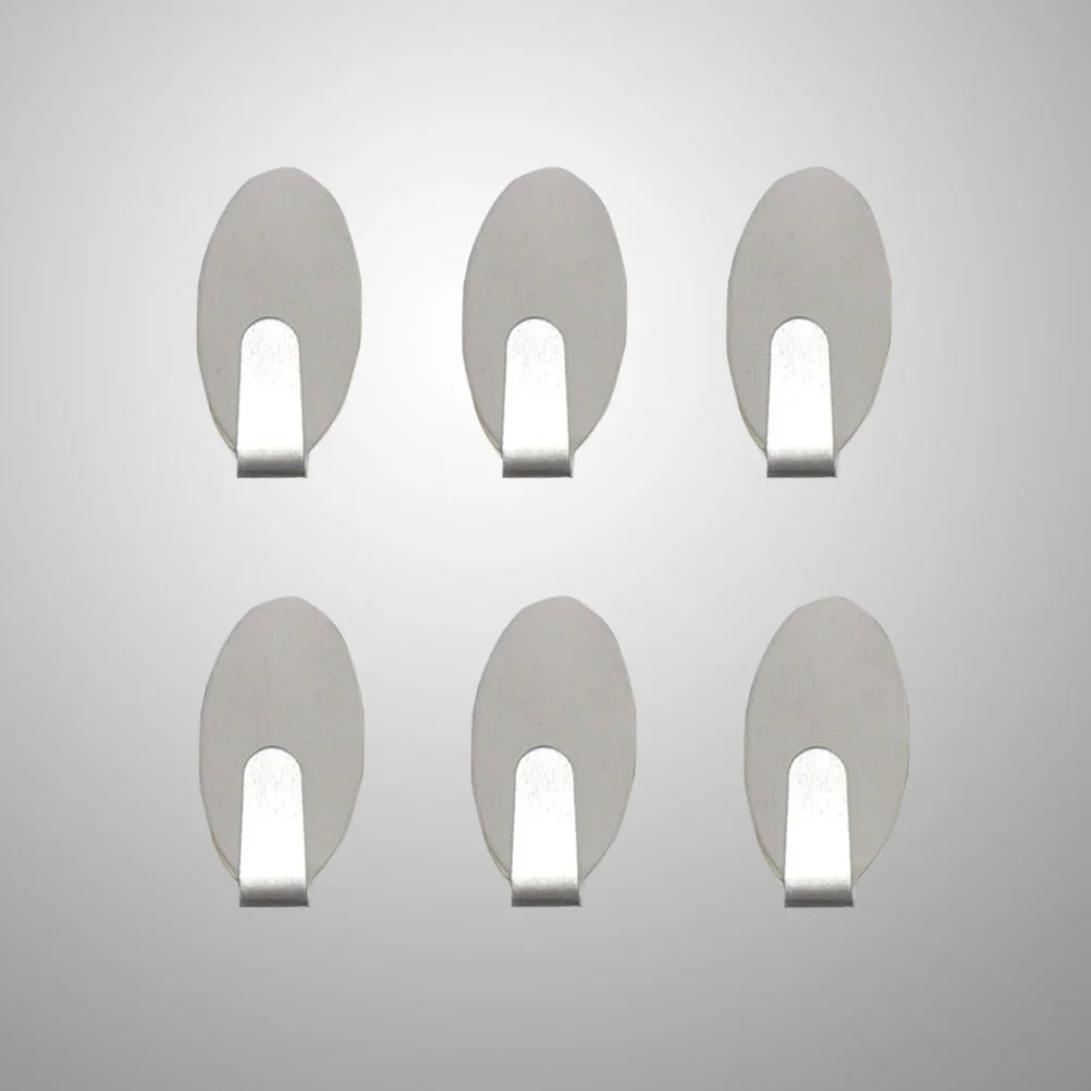 6pcs Stainless Steel Drill Adhesive Single Robe Hook Towel Coat Wall Mount Hooks Clothes Hanger for Bathroom Kitchen (Oval+S)
6pcs Stainless Steel Drill Adhesive Single Robe Hook Towel Coat Wall Mount Hooks Clothes Hanger for Bathroom Kitchen (Oval+S)