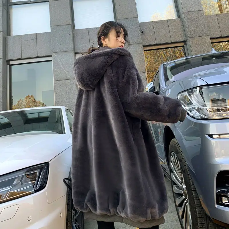 

Women Faux Fur Jackets Coat Female Thicken Warm Lambs Wool Teddy Coats Ladies Loose Oversize Outerwear Tops Fake Fur Jacket G31