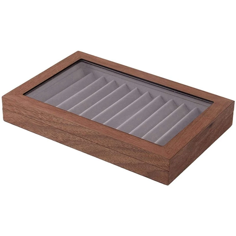 Retro Pen Storage Display Box Glass Top Lockable Pen Holder Storage Box Pen Display Tray 12 Slots
Retro Pen Storage Display Box Glass Top Lockable Pen Holder Storage Box Pen Display Tray 12 Slots