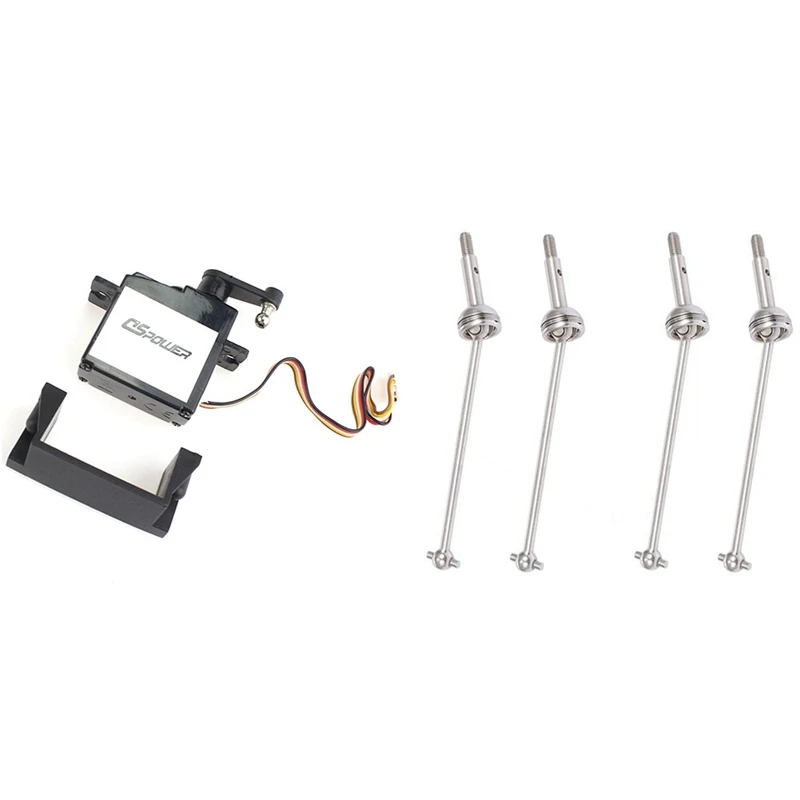 NEW-1Pcs Upgrade 5 Wire Servo With Mount Base & 4Pcs Metal Drive Shaft For Wltoys 144001 1/14 4Wd Rc Car Vehicle Parts
NEW-1Pcs Upgrade 5 Wire Servo With Mount Base & 4Pcs Metal Drive Shaft For Wltoys 144001 1/14 4Wd Rc Car Vehicle Parts