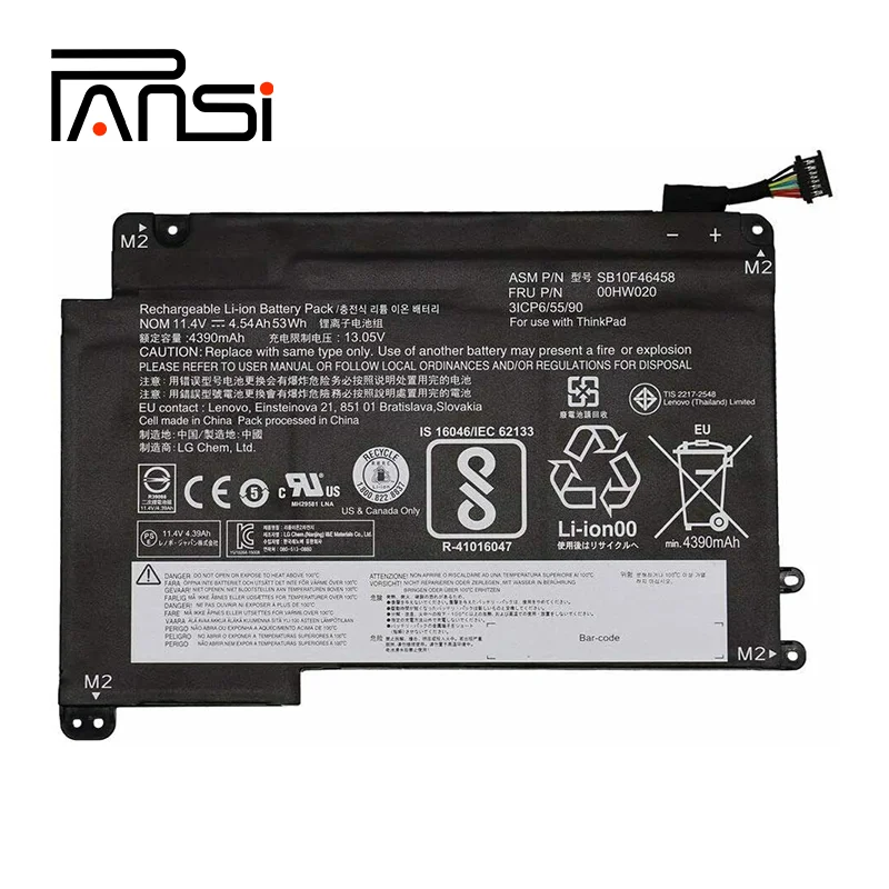PANSI 53WH Battery 00HW020 00HW021 For LENOVO For ThinkPad P40 Yoga 460 SB10F46458
PANSI 53WH Battery 00HW020 00HW021 For LENOVO For ThinkPad P40 Yoga 460 SB10F46458