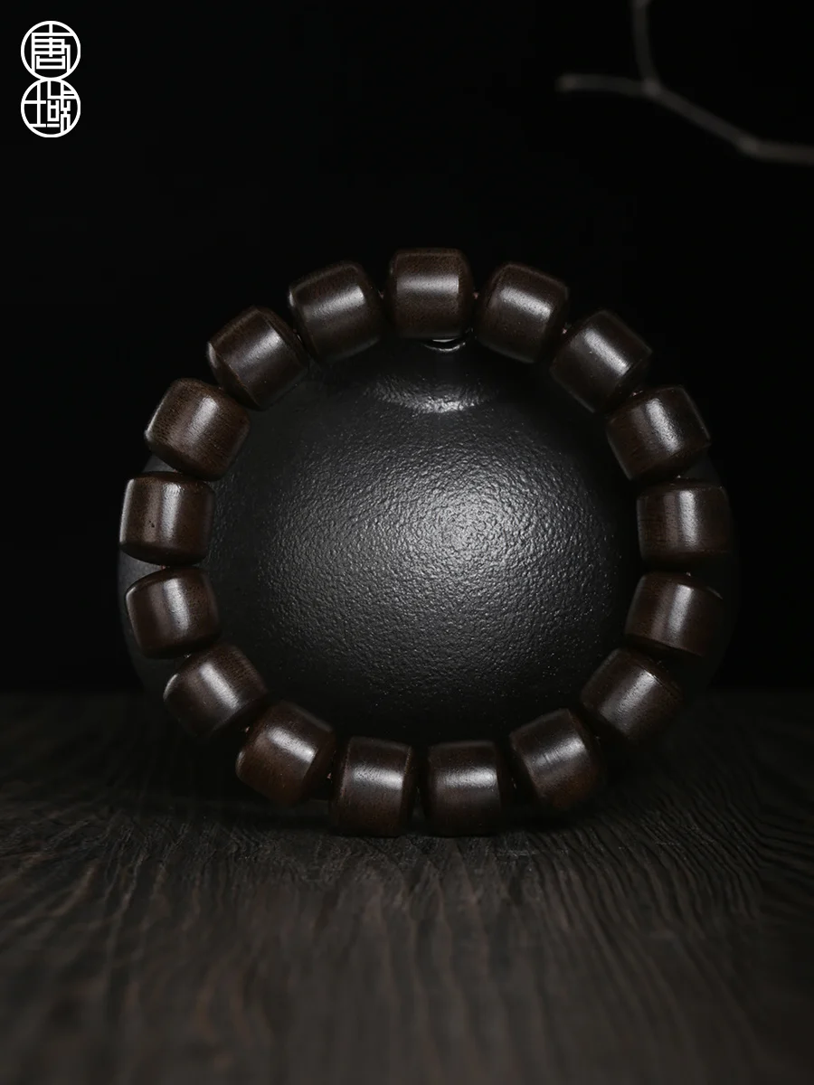 Vietnam Nha Trang Agarwood Bracelet Fidelity Natural Agarwood Buddha Beads Bracelet Barrel Beads
Vietnam Nha Trang Agarwood Bracelet Fidelity Natural Agarwood Buddha Beads Bracelet Barrel Beads