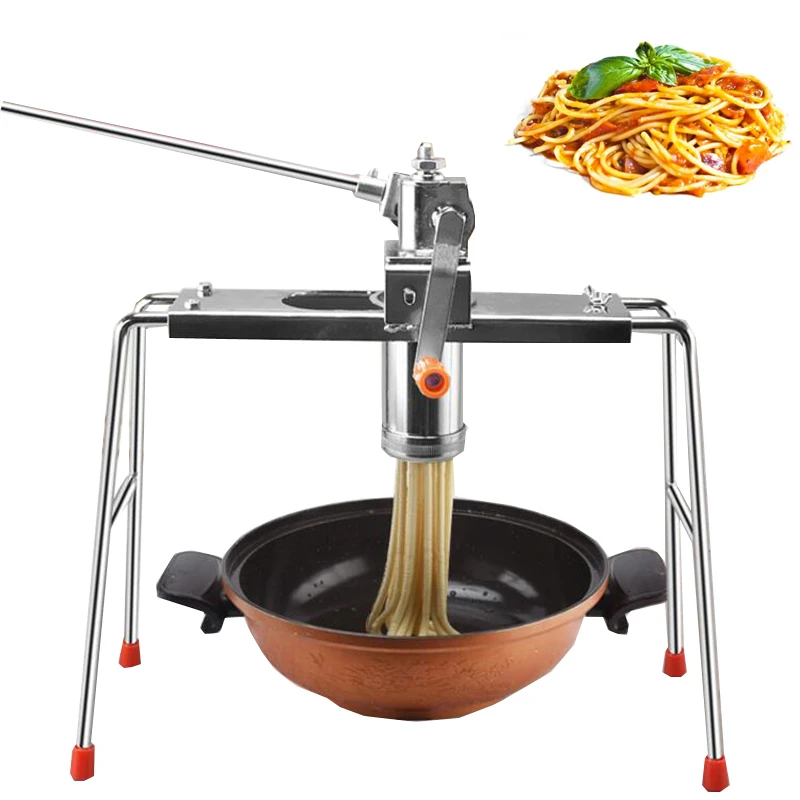 Manual Noodle Makers Noodle Making Dough Pasta Maker Hand Press Spaghetti Kitchen Appliances 4 Pressing Molds
Manual Noodle Makers Noodle Making Dough Pasta Maker Hand Press Spaghetti Kitchen Appliances 4 Pressing Molds