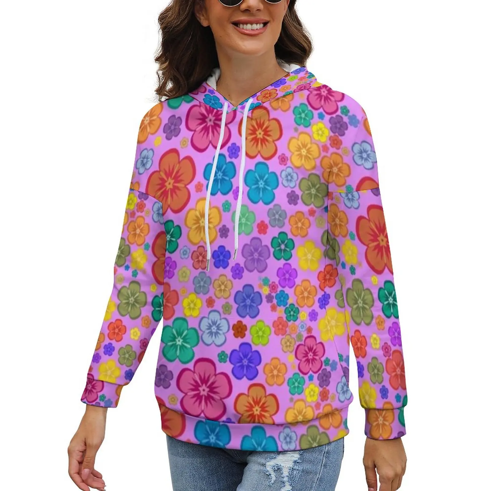 Flower Power Design Hoodies Vintage Floral Print Cute Hoodie Female Long Sleeve Oversized Casual Printed Hooded Sweatshirts
Flower Power Design Hoodies Vintage Floral Print Cute Hoodie Female Long Sleeve Oversized Casual Printed Hooded Sweatshirts