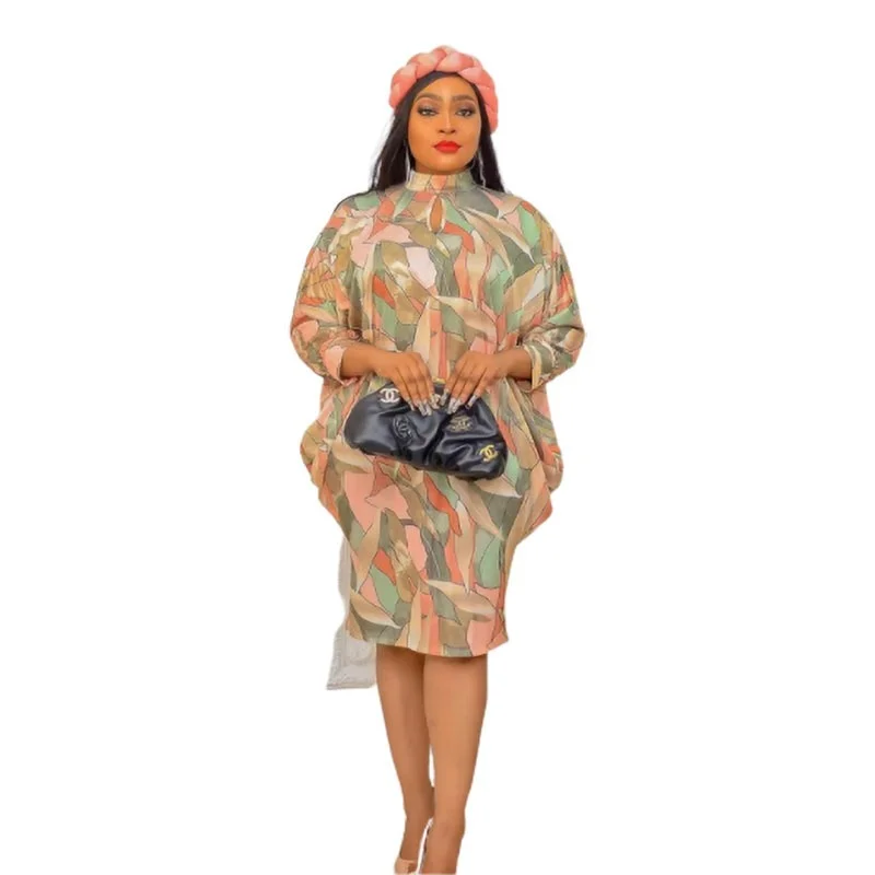 Green Pink African Print Dresses Summer Fashion African Women Long Sleeve O-neck Polyester Knee-length Dress African Dresses
Green Pink African Print Dresses Summer Fashion African Women Long Sleeve O-neck Polyester Knee-length Dress African Dresses