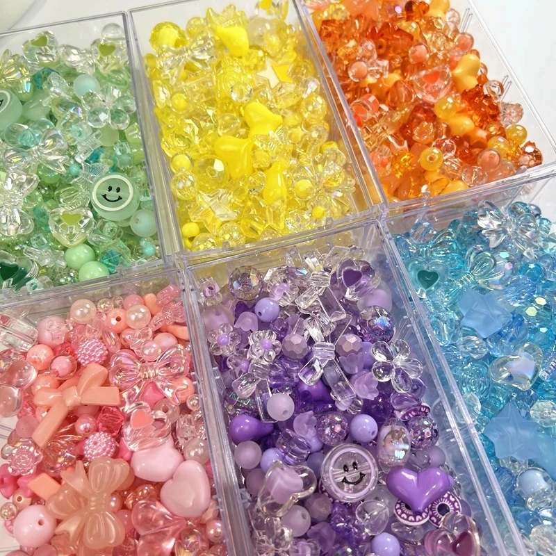 20g Mixing Style Candy Color Acrylic Beads For DIY Handmade Jewelry Making Bracelet Accessories Heart Star Flowers Bow Knot Bead
20g Mixing Style Candy Color Acrylic Beads For DIY Handmade Jewelry Making Bracelet Accessories Heart Star Flowers Bow Knot Bead