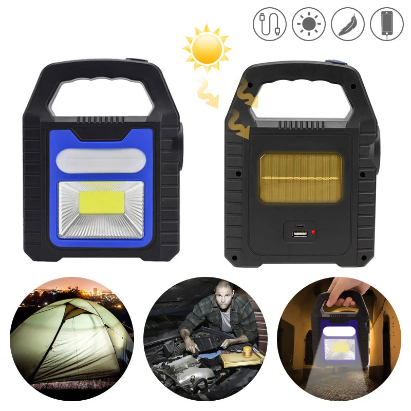 Портативный светодиодный фонарик с солнечной батареей 
Портативный светодиодный фонарик с солнечной батареей