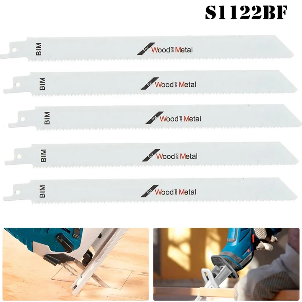 5 Pcs S1122BF Reciprocating Saw Blade 225mm 9 Inch BI-Metal Saw Blade Flexible For Metal Wood Plastic Cutting Tools
5 Pcs S1122BF Reciprocating Saw Blade 225mm 9 Inch BI-Metal Saw Blade Flexible For Metal Wood Plastic Cutting Tools