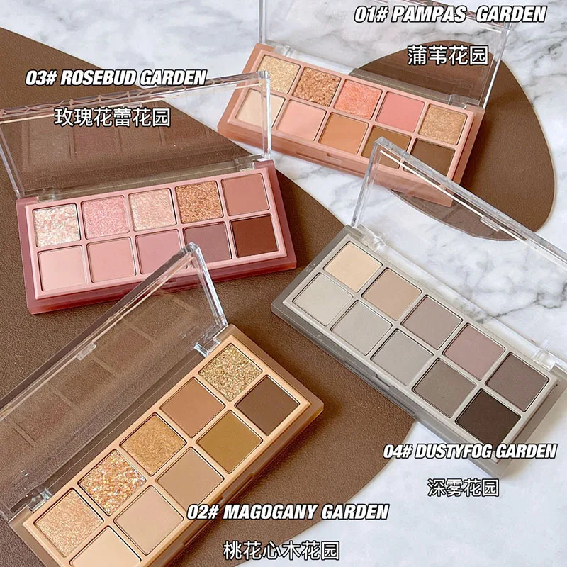 10 Color Matte Glitter Eyeshadow Palette Waterproof Long-lasting Eyeshadow Pigment Shimmer Makeup eye glitter make up palette
10 Color Matte Glitter Eyeshadow Palette Waterproof Long-lasting Eyeshadow Pigment Shimmer Makeup eye glitter make up palette