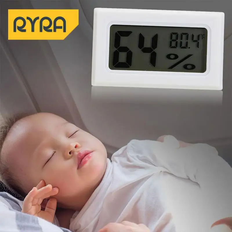 

Digital Hygrometer Simple Indoor Ambient Temperature Sensor Thermometers Measuring Tools Durable Mini 1.5v Hygrometers