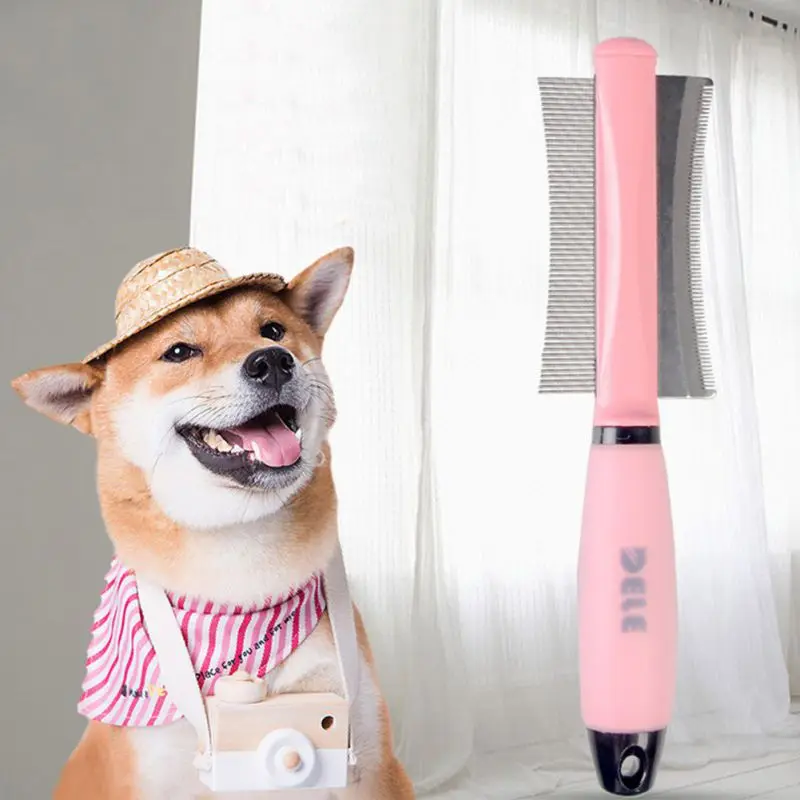 Pet Hair Comb for Cat Dog Hair Remover Double-sided Deshedding Brush Cat Grooming Tool for Long Small Hair Dog Massage Brush
Pet Hair Comb for Cat Dog Hair Remover Double-sided Deshedding Brush Cat Grooming Tool for Long Small Hair Dog Massage Brush