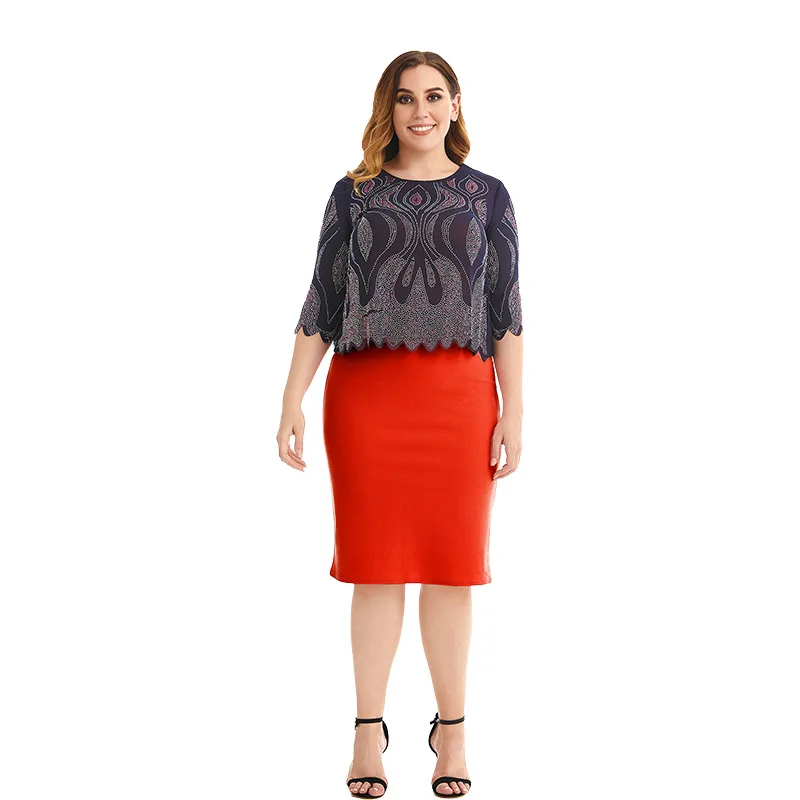L-4XL Polyester African Dresses for Women Summer African Women Half Sleeve Red Pink Blue Knee-length Dress African Clothes
L-4XL Polyester African Dresses for Women Summer African Women Half Sleeve Red Pink Blue Knee-length Dress African Clothes