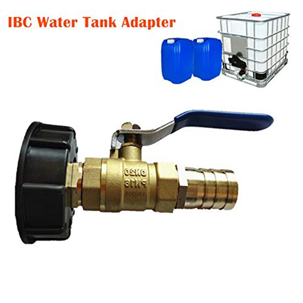 1Pcs IBC Tote Tank Adapter S60*6 Brass Garden Faucet with 25 mm Hose Connection Water Connector Replacement Valve Fitting
1Pcs IBC Tote Tank Adapter S60*6 Brass Garden Faucet with 25 mm Hose Connection Water Connector Replacement Valve Fitting