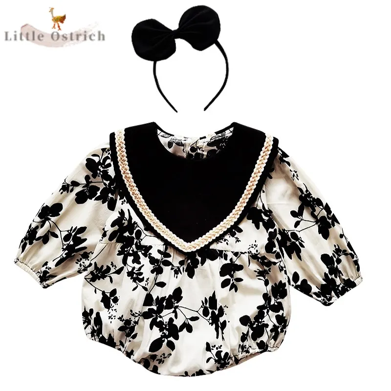 Newborn Baby Girl Cotton Floral Romper+Headband Infant Toddler Long Sleeve Jumpsuit Spring Autumn Pullover Baby Clothes 0-18M
Newborn Baby Girl Cotton Floral Romper+Headband Infant Toddler Long Sleeve Jumpsuit Spring Autumn Pullover Baby Clothes 0-18M