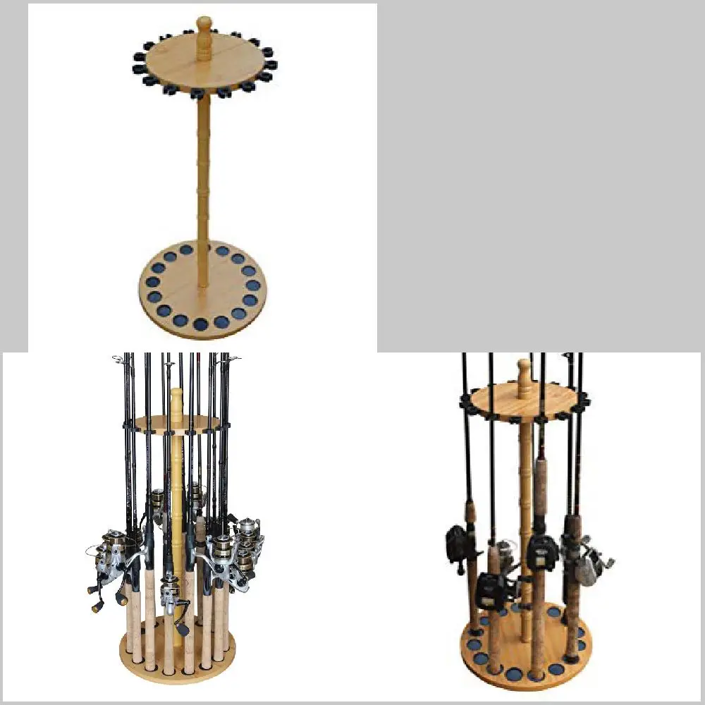 High Quality Round 16 Rod Durable Creations Fishing Rack for Organized and Efficient Storage.
High Quality Round 16 Rod Durable Creations Fishing Rack for Organized and Efficient Storage.