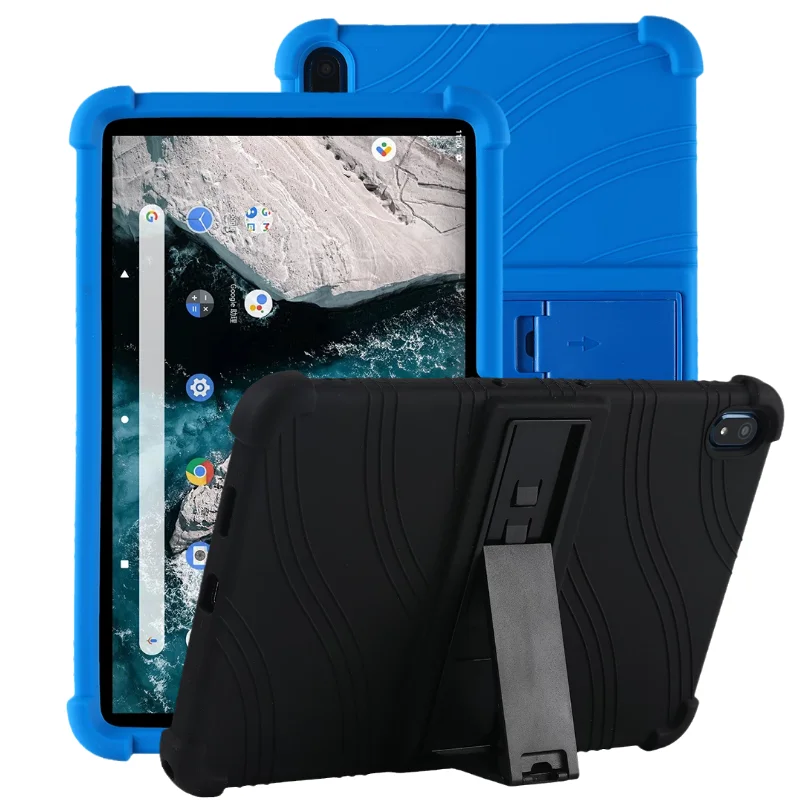 

Soft Shockproof Case For Nokia T20 TA-1397 TA-1394 TA-1392 10.4" Tablet PC Silicon Protective Cover with Kickstand