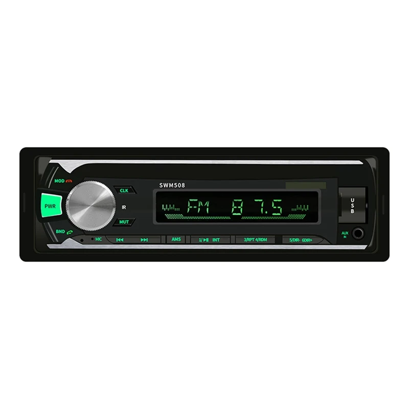 Автомобильные стереосистемы Bluetooth, автомагнитола Bluetooth громкой связи с USB/TF/AUX, однодиновая автомобильная стереосистема, Поддержка IOS и Android
Автомобильные стереосистемы Bluetooth, автомагнитола Bluetooth громкой связи с USB/TF/AUX, однодиновая автомобильная стереосистема, Поддержка IOS и Android