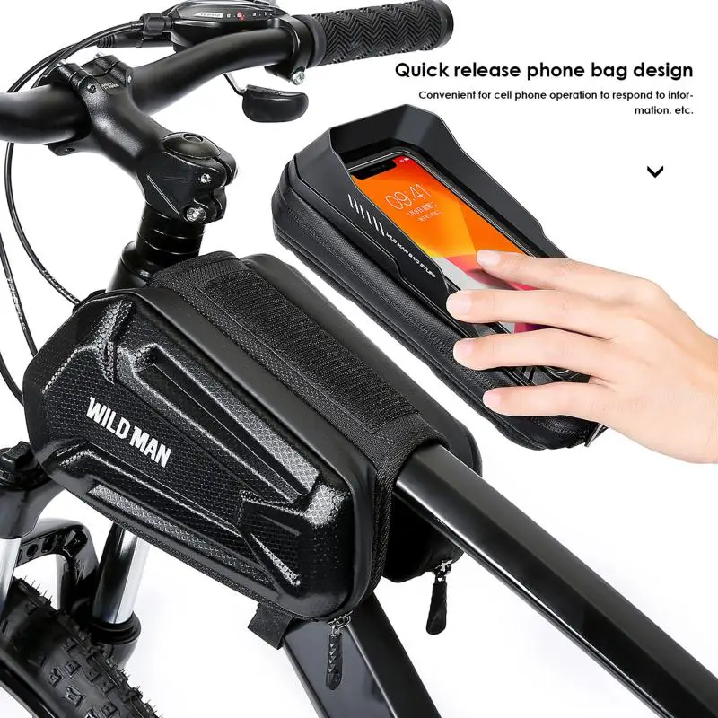 Portable Mobile Phone Package Touch Screen Large-capacity Bicycle Bag Ipx4 Waterproof Mountain Bike Bag Saddle Bag Black
Portable Mobile Phone Package Touch Screen Large-capacity Bicycle Bag Ipx4 Waterproof Mountain Bike Bag Saddle Bag Black