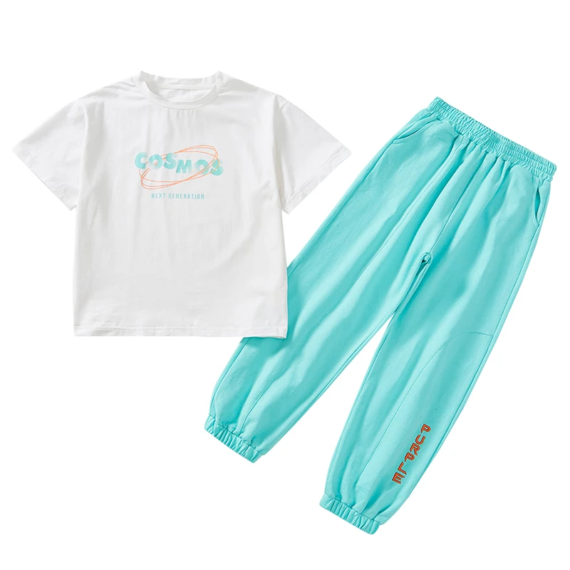 Girls Summer Outfits 2022 New Kids Clothes Short Sleeve Printed T-shirt+Thin Casual Pants Two Piece Costumes Set 8 10 12 14 Year
Girls Summer Outfits 2022 New Kids Clothes Short Sleeve Printed T-shirt+Thin Casual Pants Two Piece Costumes Set 8 10 12 14 Year