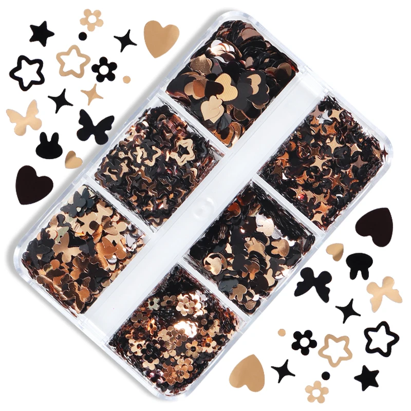 Shiny Resin Filler Nail Art Sequins Epoxy Resin Filling Accessories Black Gold Butterfly Flowers Bunny Luxury Craft Supplies DIY
Shiny Resin Filler Nail Art Sequins Epoxy Resin Filling Accessories Black Gold Butterfly Flowers Bunny Luxury Craft Supplies DIY