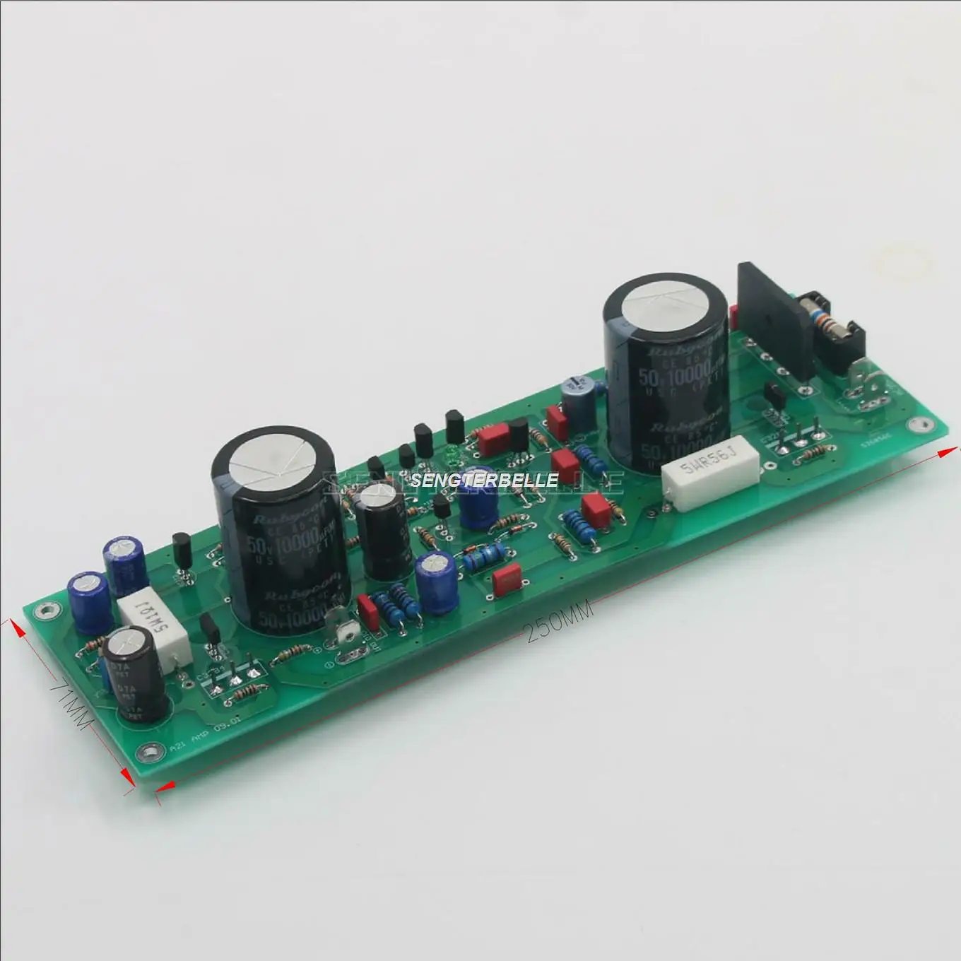 

Assembled Mono 21W Pure Class A Single-Ended Power Amplifier Board Base On Sugden A21 Circuit