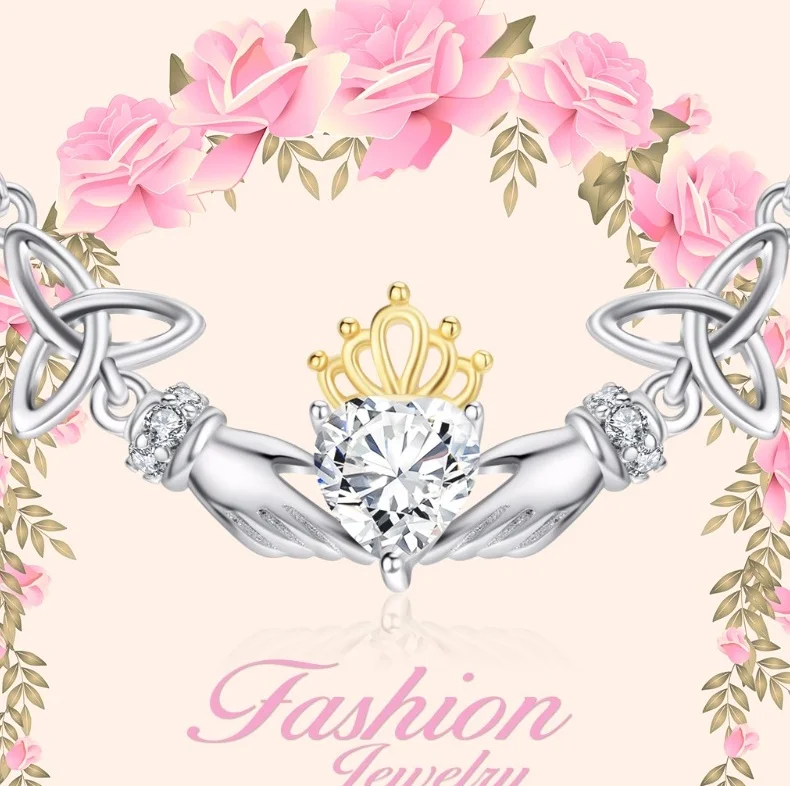 ANGLANG Romantic Women Wedding Necklaces heart shaped Cubic Zirconia Anniversary Gift Pendant Necklaces Fashion Jewelry
ANGLANG Romantic Women Wedding Necklaces heart shaped Cubic Zirconia Anniversary Gift Pendant Necklaces Fashion Jewelry