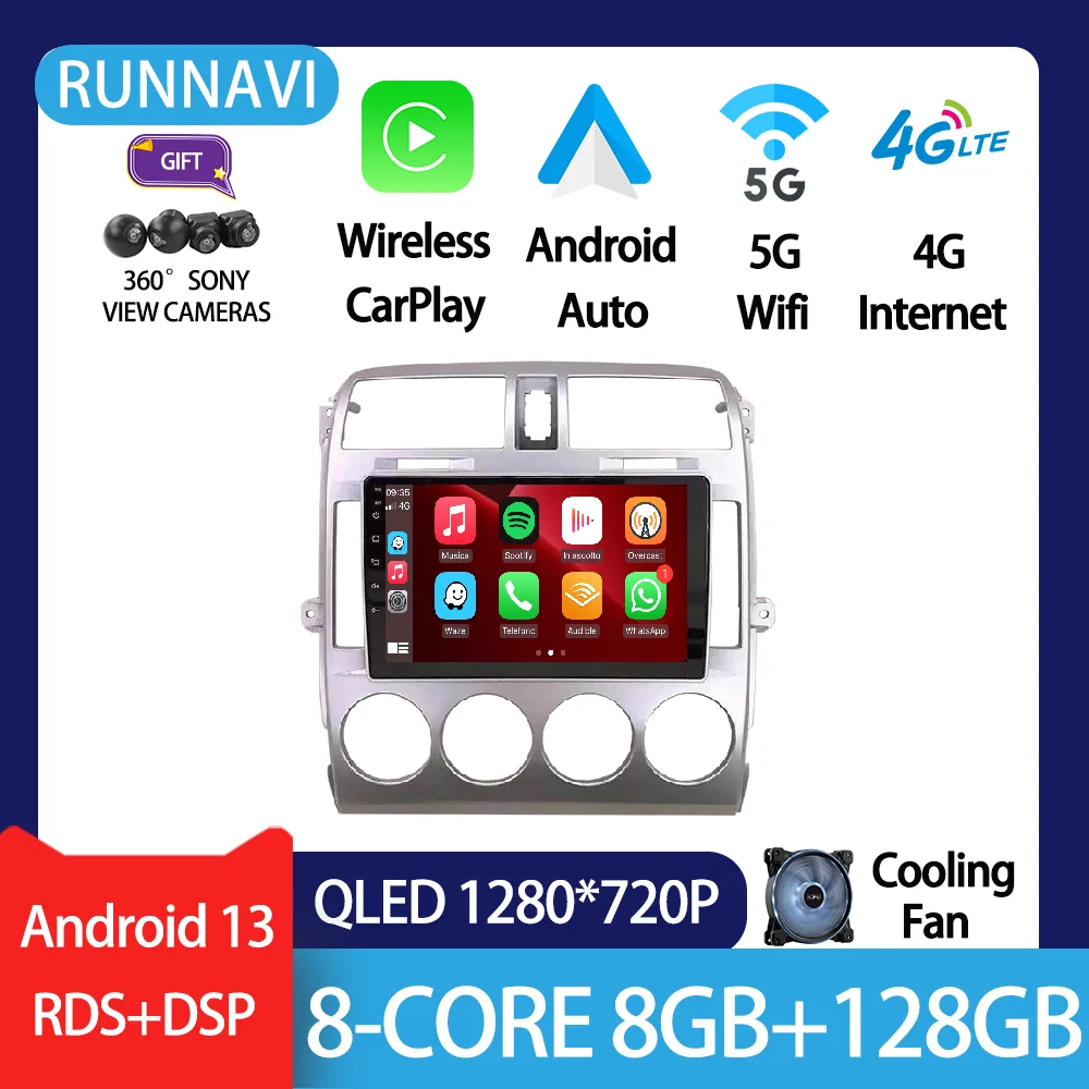 Android 13 для Kia Carnival 2002 - 2006 автомобильное радио, стерео, мультимедийный видеоплеер, навигация GPS, беспроводной Carplay RDS DSP QLED
Android 13 для Kia Carnival 2002 - 2006 автомобильное радио, стерео, мультимедийный видеоплеер, навигация GPS, беспроводной Carplay RDS DSP QLED