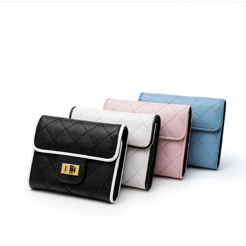 Ladies Wallet Card Leather Card Set Caviar Pattern Card Holder Multi-card Organ Fold Coin Purse Id Card Holder
Ladies Wallet Card Leather Card Set Caviar Pattern Card Holder Multi-card Organ Fold Coin Purse Id Card Holder
