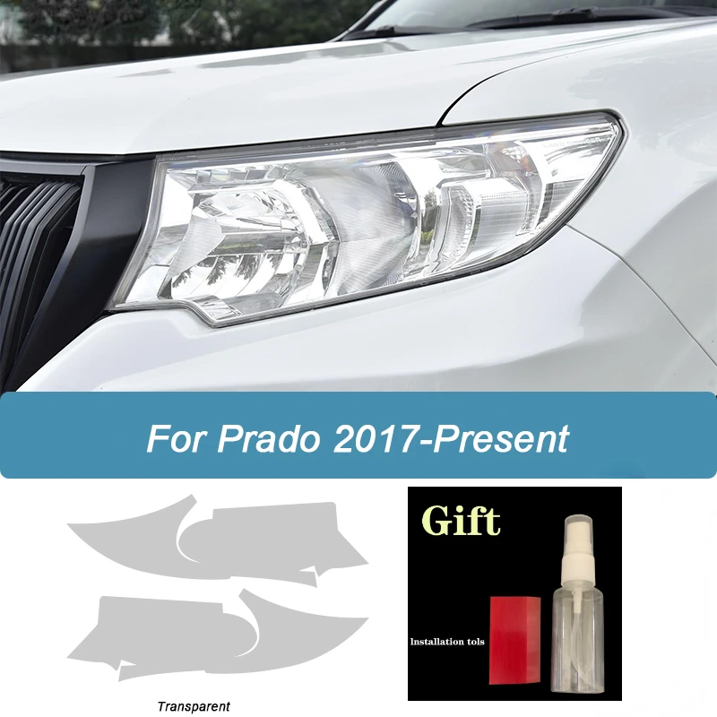 Car Headlight Protective Film For Toyota Land Cruiser Prado 150 2017-On Smoked Black Tint Wrap Vinyl Transparent TPU Sticker
Car Headlight Protective Film For Toyota Land Cruiser Prado 150 2017-On Smoked Black Tint Wrap Vinyl Transparent TPU Sticker