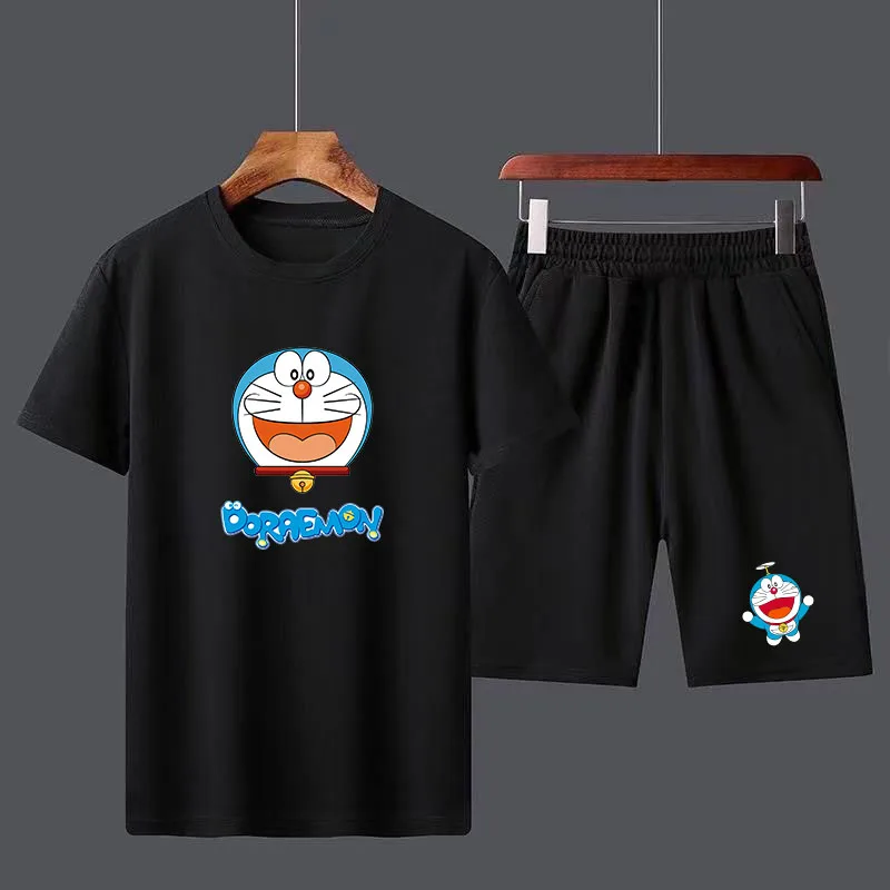 Doraemon Cotton Men's T-shirt Shorts Sets Breathable Casual T shirt Running Set Boys Harajuku Male Streetwear Tops
Doraemon Cotton Men's T-shirt Shorts Sets Breathable Casual T shirt Running Set Boys Harajuku Male Streetwear Tops