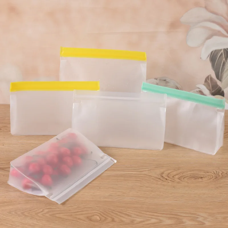 Reusable Stand Up Self Sealing Bag Translucent Refrigerator Refrigeration Freezing Classification Food Storage Sealed Ziploc Bag
Reusable Stand Up Self Sealing Bag Translucent Refrigerator Refrigeration Freezing Classification Food Storage Sealed Ziploc Bag