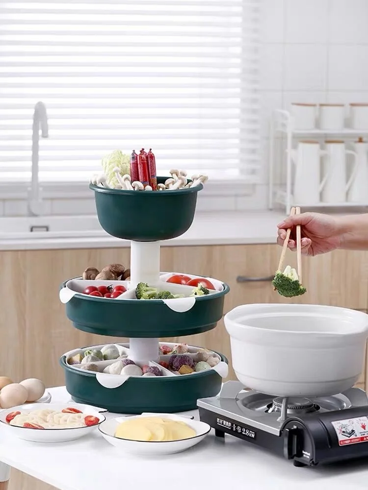 Kitchen Rotating Hot Pot Food Vegetable Platter Household Plastic Washing Basin Drain Basket Fruit Side Dish Plate
Kitchen Rotating Hot Pot Food Vegetable Platter Household Plastic Washing Basin Drain Basket Fruit Side Dish Plate