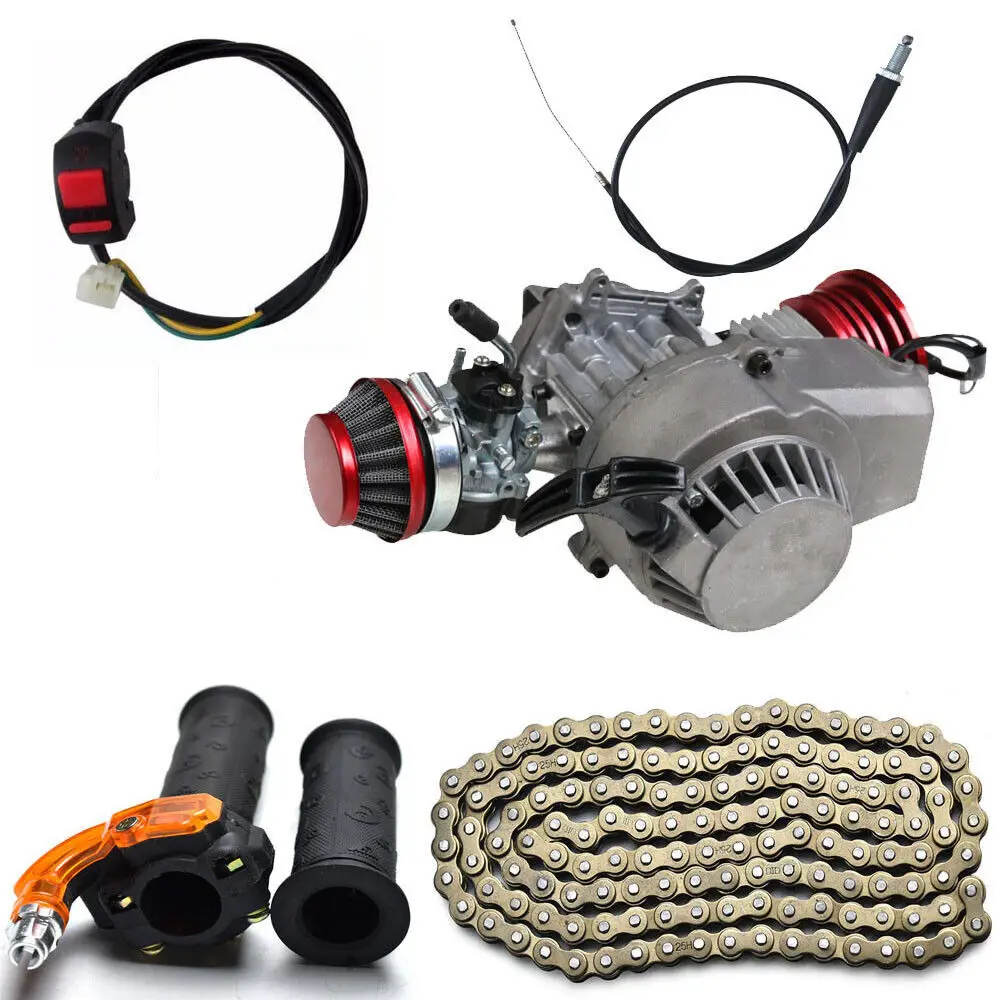 2-Stroke Pull Start Engine Motor Kit 49cc Pocket Mini Quad Bike Dirt Scooter ATV
2-Stroke Pull Start Engine Motor Kit 49cc Pocket Mini Quad Bike Dirt Scooter ATV